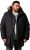 Men Plus Parka With Fur Hood Black - Kurtki Męskie Duże Rozmiary - Kurtki Duże rozmiary 2XL-8XL