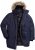 Men Plus Parka With Fur Hood Navy - Kurtki Męskie Duże Rozmiary - Kurtki Duże rozmiary 2XL-8XL