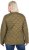 Ulla Popken HYPRAR Lightweight Quilted Water-Repellent Jacket Olive - Kurtki - 