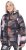 Ulla Popken HYPRAR Water-Repellent Allover Print Jacket Black - Kurtki - 
