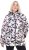 Ulla Popken HYPRAR Water-Repellent Allover Print Jacket Pale Beige - Kurtki - 