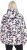 Ulla Popken HYPRAR Water-Repellent Allover Print Jacket Pale Beige - Kurtki - 
