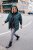 Ulla Popken HYPRAR Reflective Detail Quilted Jacket Dark Green - Kurtki - 
