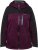 Ulla Popken HYPRAR Lightweight Triple Function Jacket Dark Berry - Kurtki - 