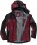 Ulla Popken HYPRAR Lightweight Triple Function Jacket Dark Berry - Kurtki - 