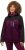 Ulla Popken HYPRAR Lightweight Triple Function Jacket Dark Berry - Kurtki - 