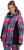 Ulla Popken HYPRAR Graphic Stripe Fully Lined Ski Jacket Teal - Kurtki - 