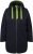 Ulla Popken HYPRAR Triple Function Contrast Trim Quilted Lining Jacket Navy - Kurtki - 