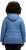 Ulla Popken Reversible Butterfly Print Fully Lined Quilted Jacket Blue Denim - Kurtki - 