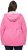 Ulla Popken HYPRAR Striped Triple Function Jacket Fuchsia Pink - Kurtki - 