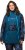 Ulla Popken Asymmetric Triple-Function Performance Ski Jacket Teal - Kurtki - 