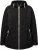 Ulla Popken Hyprar Quilt Mix Jacket Black - Kurtki - 