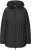 Ulla Popken HYPRAR Channel Quilted Jacket Black - Kurtki - 
