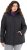 Ulla Popken HYPRAR Channel Quilted Jacket Black - Kurtki - 