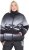 Ulla Popken HYPRAR Mountain Scene Performance Puffer Jacket Black - Kurtki - 