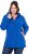 Ulla Popken HYPRAR Triple Function Longline Softshell Jacket Peacock Blue - Kurtki - 