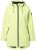 Ulla Popken Hyprar Soft Shell Water Repellent Hooded Jacket Lime Green - Kurtki - 