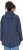 Ulla Popken Raindrop Print Longline Waterproof Jacket Navy - Kurtki - 