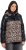 Ulla Popken HYPRAR Leopard And Leather Look Quilted Jacket Black - Kurtki - 