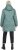 Ulla Popken HYPRAR Drawstring Waist Parka Grey Green - Kurtki - 