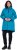 Ulla Popken HYPRAR Triple-Function Longline Jacket Turquoise - Kurtki - 