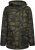 Kam Jeans KV143 Camo Print Hooded Coat Khaki - Kurtki Męskie Duże Rozmiary - Kurtki Duże rozmiary 2XL-8XL
