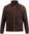 JP1880 Leather Jacket Goat Suede Espresso Brown - Kurtki Męskie Duże Rozmiary - Kurtki Duże rozmiary 2XL-8XL