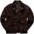 JP1880 Leather Jacket Goat Suede Espresso Brown - Kurtki Męskie Duże Rozmiary - Kurtki Duże rozmiary 2XL-8XL