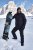 Jay-Pi Ski Jacket Functional Waterproof Windproof Breathable Black - Odzież narciarska - 