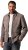 JP1880 Leather Jacket Lamskin Suede Grey - Kurtki Męskie Duże Rozmiary - Kurtki Duże rozmiary 2XL-8XL