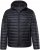 JAY-PI Lightly Quilted Jacket with a Hoodie Black - Kurtki Męskie Duże Rozmiary - Kurtki Duże rozmiary 2XL-8XL