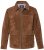 JP1880 Leather Jacket Genuine Cowhide Brown - Kurtki Męskie Duże Rozmiary - Kurtki Duże rozmiary 2XL-8XL