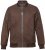 JP1880 Jacket Buffed Nubuck Lamb Leather Brown - Kurtki Męskie Duże Rozmiary - Kurtki Duże rozmiary 2XL-8XL