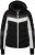 Ulla Popken HYPRAR Chevron Stripe Triple Function Quilted Fully Lined Ski Jacket Black - Kurtki - 