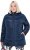 Ulla Popken Quilted Water Repellent Jacket Navy Blue - Kurtki & Płaszcze - 