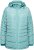 Ulla Popken Quilted Water Repellent Jacket Soft Turquoise - Kurtki - 