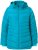 Ulla Popken Quilted Water Repellent Jacket Turquoise - Kurtki - 