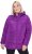 Ulla Popken Quilted Water Repellent Jacket Dark Purple - Kurtki - 