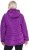 Ulla Popken Quilted Water Repellent Jacket Dark Purple - Kurtki - 
