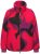 Ulla Popken Abstract Print Zip Fleece Jacket Pink Berry - Kurtki - 