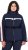 Ulla Popken Triple Function Racing Stripe Jacket Navy - Kurtki - 