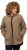Ulla Popken Long Sleeve Hooded Teddy Jacket Putty - Kurtki - 