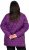 Ulla Popken HYPRAR Water-Repellent Quilted Jacket Plum - Kurtki - 