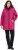 Ulla Popken HYPRAR Mixed Texture Water-Repellent Jacket Ruby - Kurtki - 
