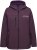 Ulla Popken HYPRAR Softshell Fleece Lined Jacket Dark Blackberry - Paski damskie - 