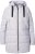 Ulla Popken HYPRAR Wave Quilted Water-Repellent Jacket Off-White - Kurtki - 
