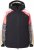 Ulla Popken HYPRAR Patchwork Sleeve Performance Jacket Black - Kurtki - 