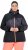 Ulla Popken Neon Ripple Performance Snow Jacket Black - Kurtki - 