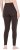 Ulla Popken Basic Stretch Knit Ankle Length Leggings Pine Brown - Jeansy & Spodnie w Dużych Rozmiarach – Plus Size - 