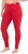 Ulla Popken Basic Stretch Knit Ankle Length Leggings Salsa Red - Jeansy & Spodnie w Dużych Rozmiarach – Plus Size - 
